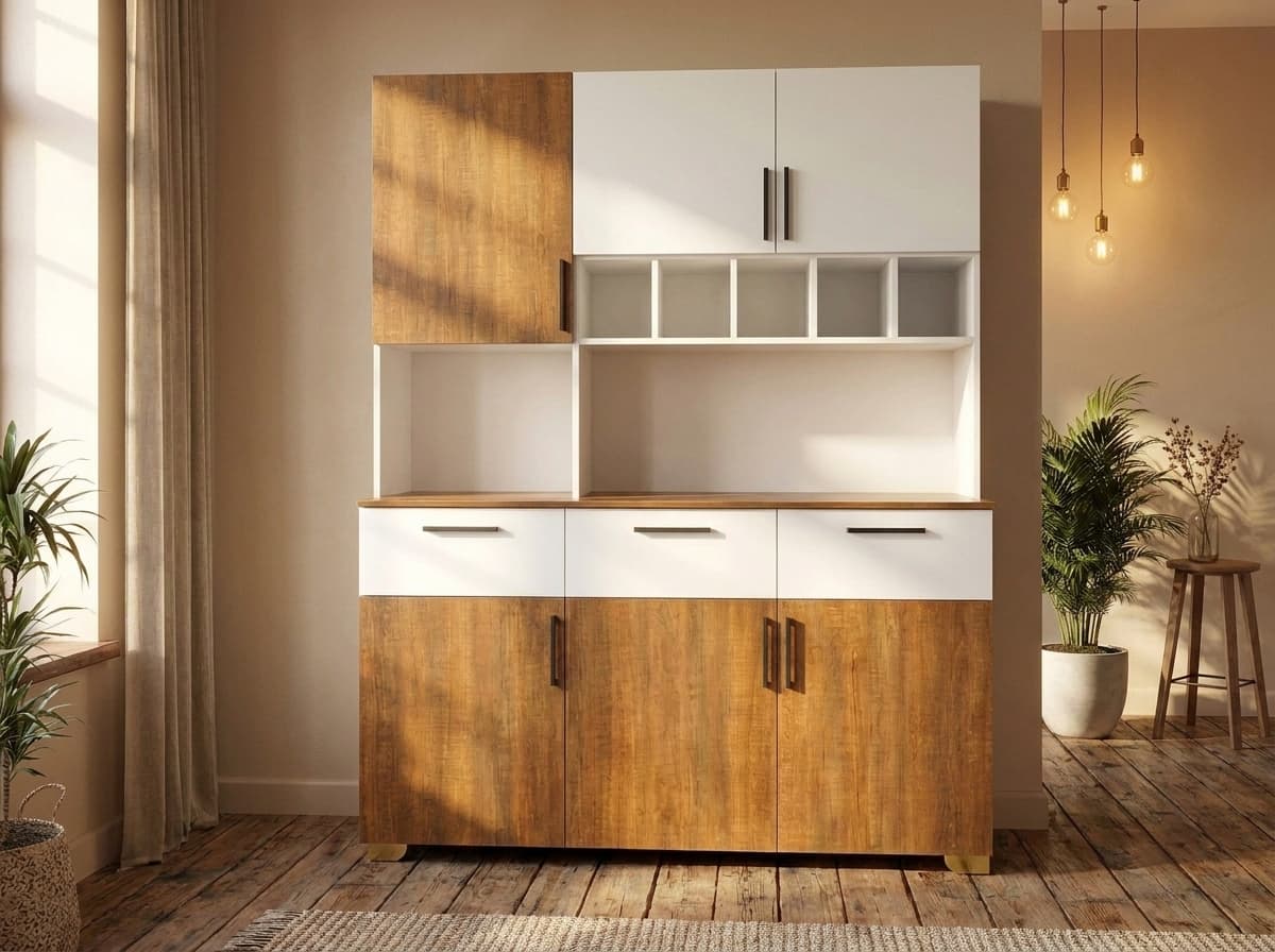 Kitchen pantry buffet and hutch