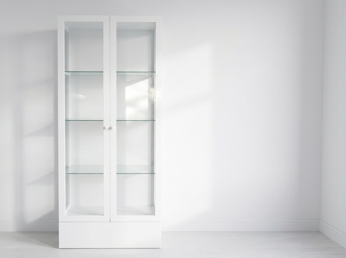 Modern Minimalist Glass Display Cabinet